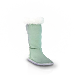 Pastry Green Marshmallow Boots