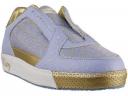Pastry Fortune Cookie Blue Gold Lowtops