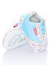 INFANT SIZE: Pastry Vanilla Sprinkles Crib Shoes