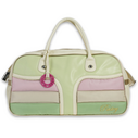 Pastry Handbags: Strawberry Puff Duffel