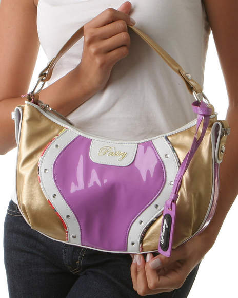 Pastry glam patent hobo