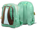 Pastry Handbags: Glam Suede Backpack in Apple