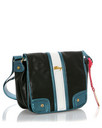 Pastry Handbags: Navy Stripe Mini Messenger