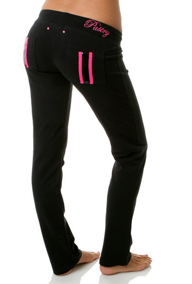 Simply Pastry Terry Pant in Black