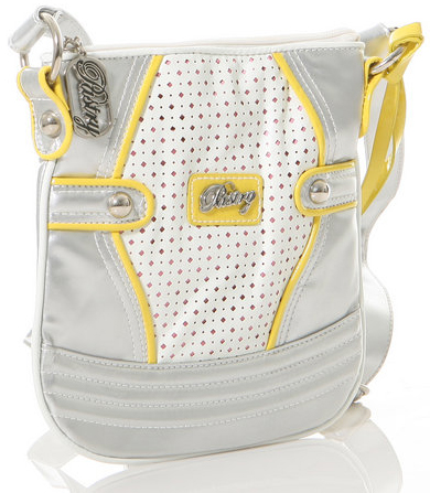 The Glam Diamond Cross-Body Lemon Handbag