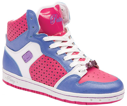 Womens Pastry Glam Pie Hi - White/Pink/Blue