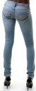 Skinny Cropped Jeans With Snaps by Pastry