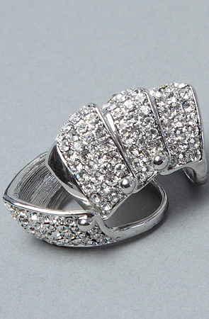 silver armor ring. Melody Ehsani ArmorDillo Ring